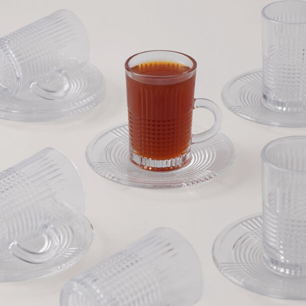 Dallaty Glass Tea Set 12Pcs image number 0