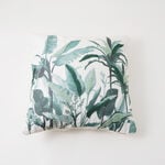 Boutique Blanche banana leaf embroidered cushion 50*50cm, green image number 0