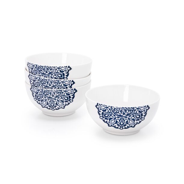 La Mesa Blue Frills 4 Pieces Bowl Set  image number 0