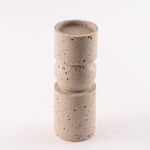 Huda Vase 9.4x9.4x25.2cm Dark Grey image number 1