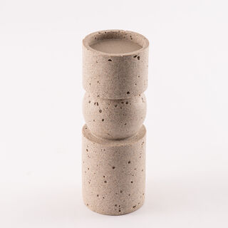 Huda Vase 9.4x9.4x25.2cm Dark Grey