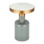 Marble Round Side Table Black Base 36X36X51 CM image number 3
