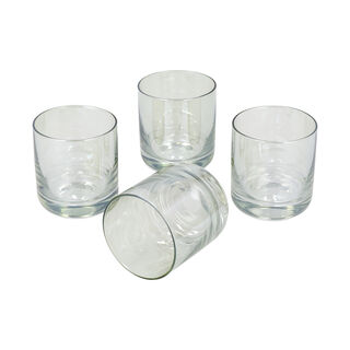 Set Of 4 Clear Dof With Green