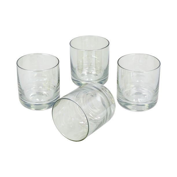 Set Of 4 Clear Dof With Green image number 1