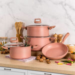 7 Pcs Forge Aluminum Granite Cookware Set image number 0