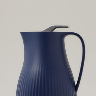 Dallety Plastic Vacuum Flask Bear Dark Blue 1L
