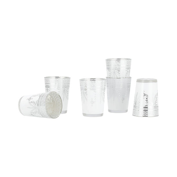 6Pcs Moroccan Tea Cup Set image number 2
