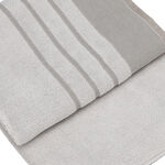 Cottage Bath Sheet Towel Indian Cotton 100x150 Gray image number 3