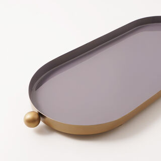Dallaty steel tray, gold 43*15*3cm