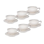 English Tea Cups Set Silver 250 Ml image number 0