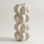 Homez resin vase 15.3*15.3*30.5cm, offwhite image number 0