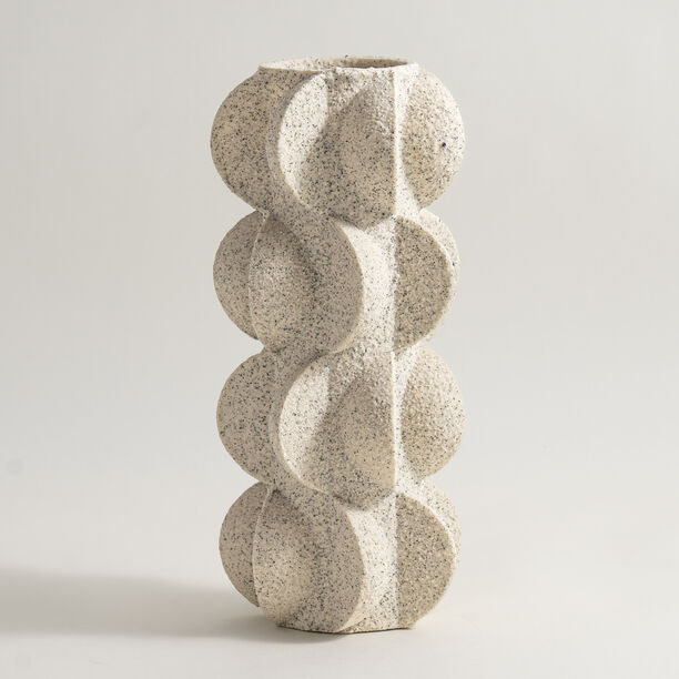 Homez resin vase 15.3*15.3*30.5cm, offwhite image number 0