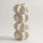 Homez resin vase 15.3*15.3*30.5cm, offwhite image number 0