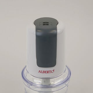 Alberto electric chopper 500ml, 400w, 2 speeds, white