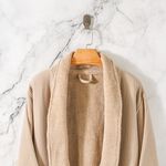 روب إستحمام قطن بيج من امبرا مقاس صغير/متوسط ​​ image number 7