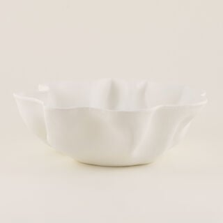 Homes Deep Decorative Bowl, White