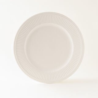 لا ميسا طقم سفرة 16 قطعة أبيض بملمس ناعم