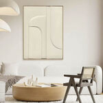 Homes wall art with wooden frame, 90*120 cm image number 1