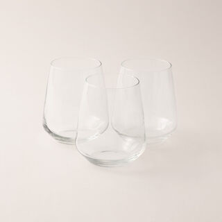 Borgonovo 3pcs tumbler stemless 490ml