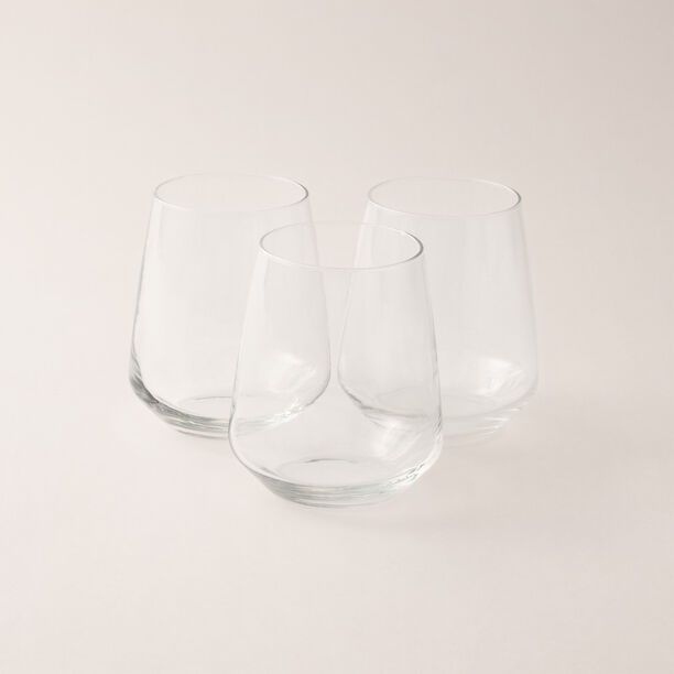 Borgonovo 3pcs tumbler stemless 490ml image number 1