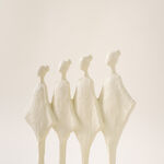 Homez resin decorative 26.8cm, offwhite image number 1