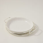 Round Plate With Stand Silver image number 1