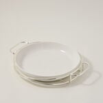 Round Plate With Stand Silver image number 1