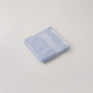 Egyptian cotton face towel in blue 30*30cm