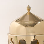 Qourb gold metal food server 29*29*38 cm image number 2