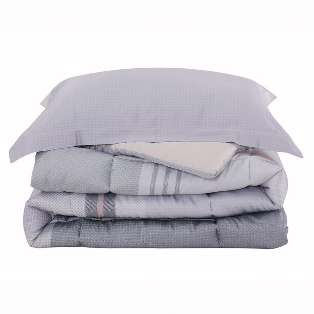 Boutique Blanche 3pc modern comforter, King size 220*240 cm image number 2