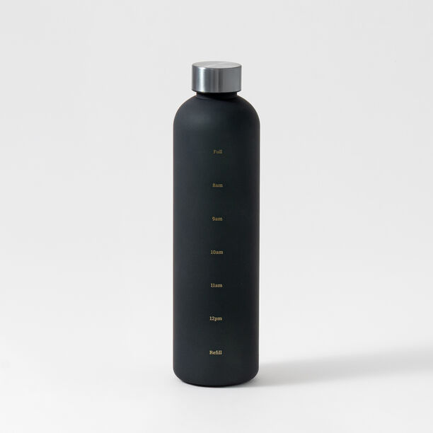 Dallaty Plastic Water Bottle 1L, Black image number 0