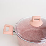 Alberto 7 piece pink granite cookware set image number 3