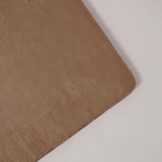 كوتاج دعاسة حمام فرو صناعي بوليستر، بني 50*80*4.5 سم