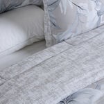 Cottage beige lilly print comforter set twin size with 3 pieces image number 2