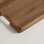 Dallaty rectangular acacia wood serving tray 37*30.6*4cm, brown image number 1