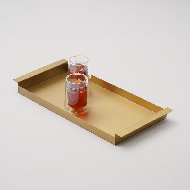 دلتي صينية تقديم، ذهبي، 46*24*3 سم image number 0