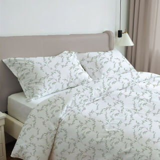 Cottage 6pcs floral sketch comforter set single size 160*240cm