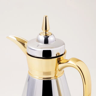 دلتي طقم ترامس قطعتين ستيل، ذهبي