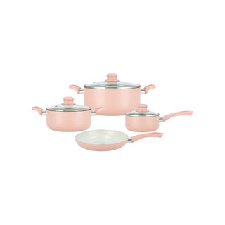 7 Pcs Ceramic Cookware Set