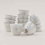 بنتولا طقم فناجين قهوة خزف صيني 12 قطعة image number 0