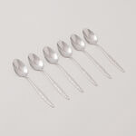 Pentola stainless steel tea spoon set 6pcs with mirror polish 2.5mm image number 0