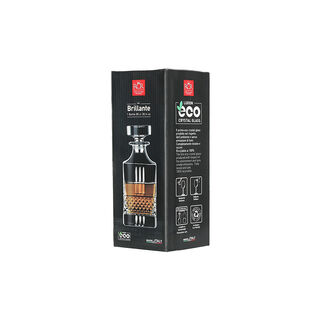 RCR transparent italian crystal decanter with lid