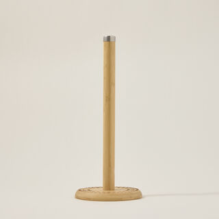 Alberto Bamboo Tissue Holder Dia:14 * H:35Cm