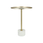 Side Table l With Marble Base 41*41*58 cm image number 1