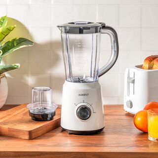 Blender Plastic 500W 2in1 with1.5LT Plastic Jug,grinder2 speeds with pulse