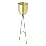 Metal Planter Gold  image number 1