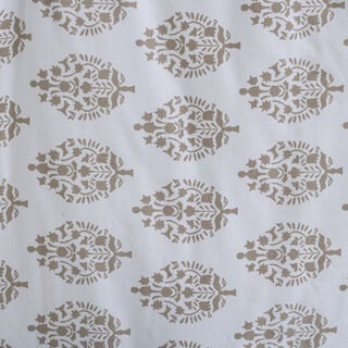 Cottage comfy floral 6pc comforter queen beige 200*240cm