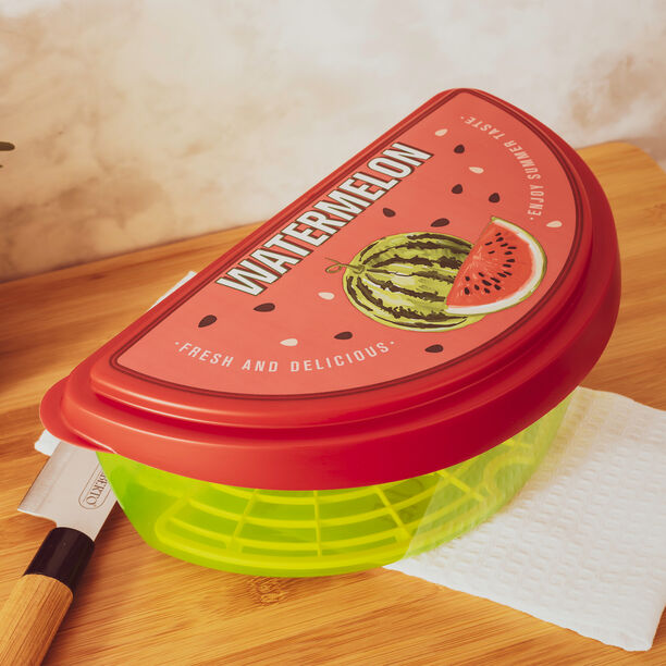 Snips Plastic Watermelon Saver Red Color image number 3