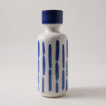 Homez Ceramic Blue And White Vase 9.7*9.7*26Cm image number 0