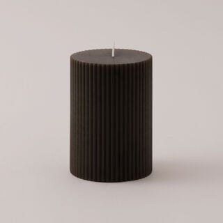 هومز شمعة لاين من شمع الصويا، بني 7*7*10سم